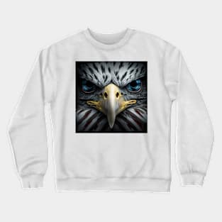 USA, Bald Eagle, America, American Flag, Crewneck Sweatshirt